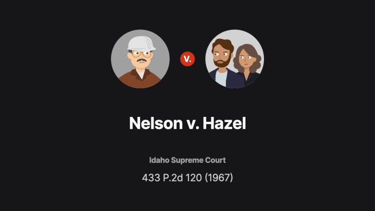 Nelson v. Hazel