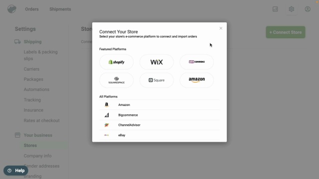 Shopify Help Center  Changing and voiding shipping labels
