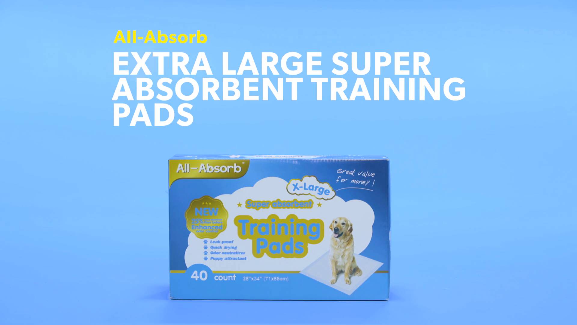 all absorb training pads