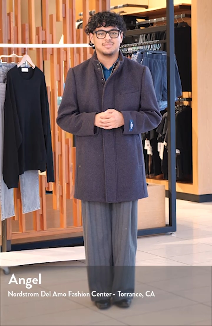 Hart Schaffner Marx Genoa Wool Blend Twill Coat | Nordstrom