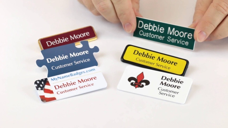 Plastic Name Badges