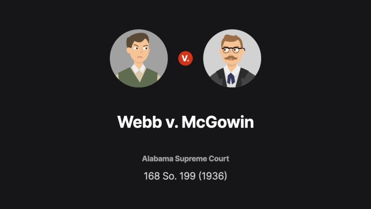 Webb v. McGowin