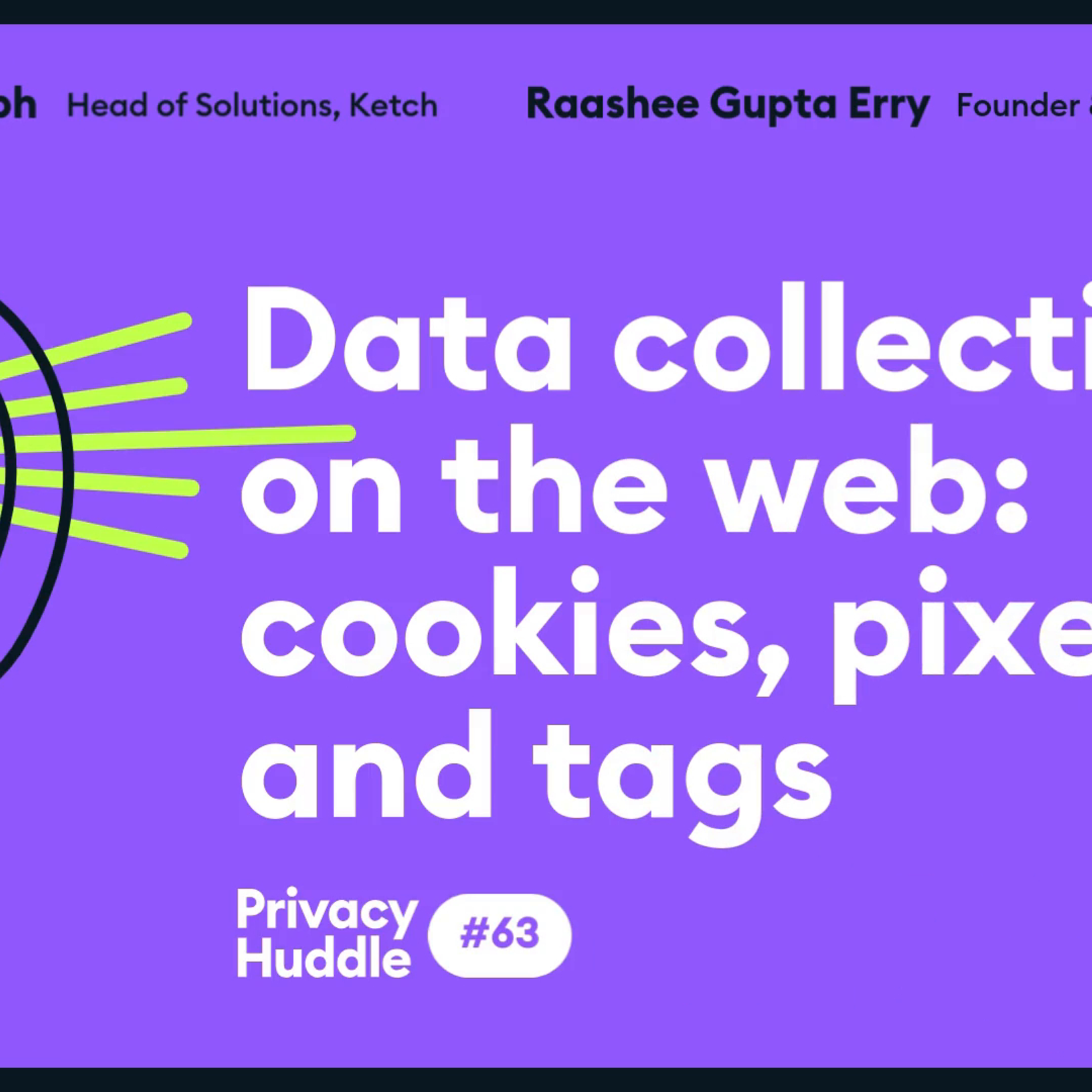 Ep. 63 - Data collection on the web: cookies, pixels and tags episode artwork