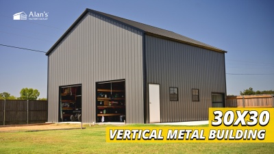 Video thumbnail for 30x30 - Vertical Metal Building