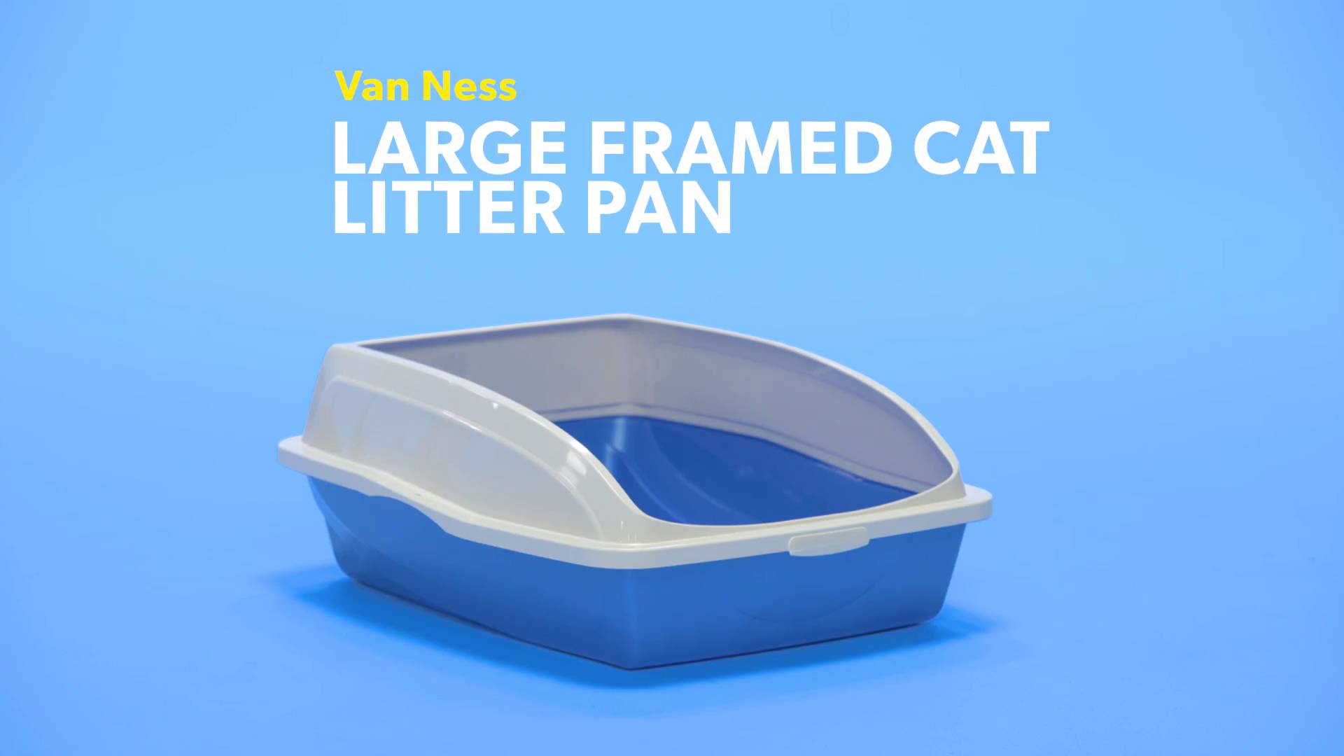 VAN NESS Large Framed Cat Litter Pan Color Varies Large Chewy