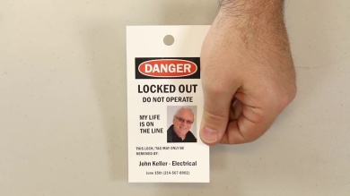 Laser Printable Tag, Danger Header