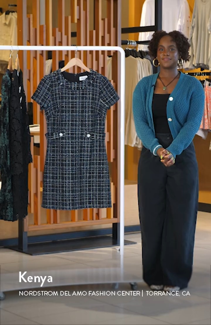 Eliza J Tweed A-Line Dress | Nordstromrack