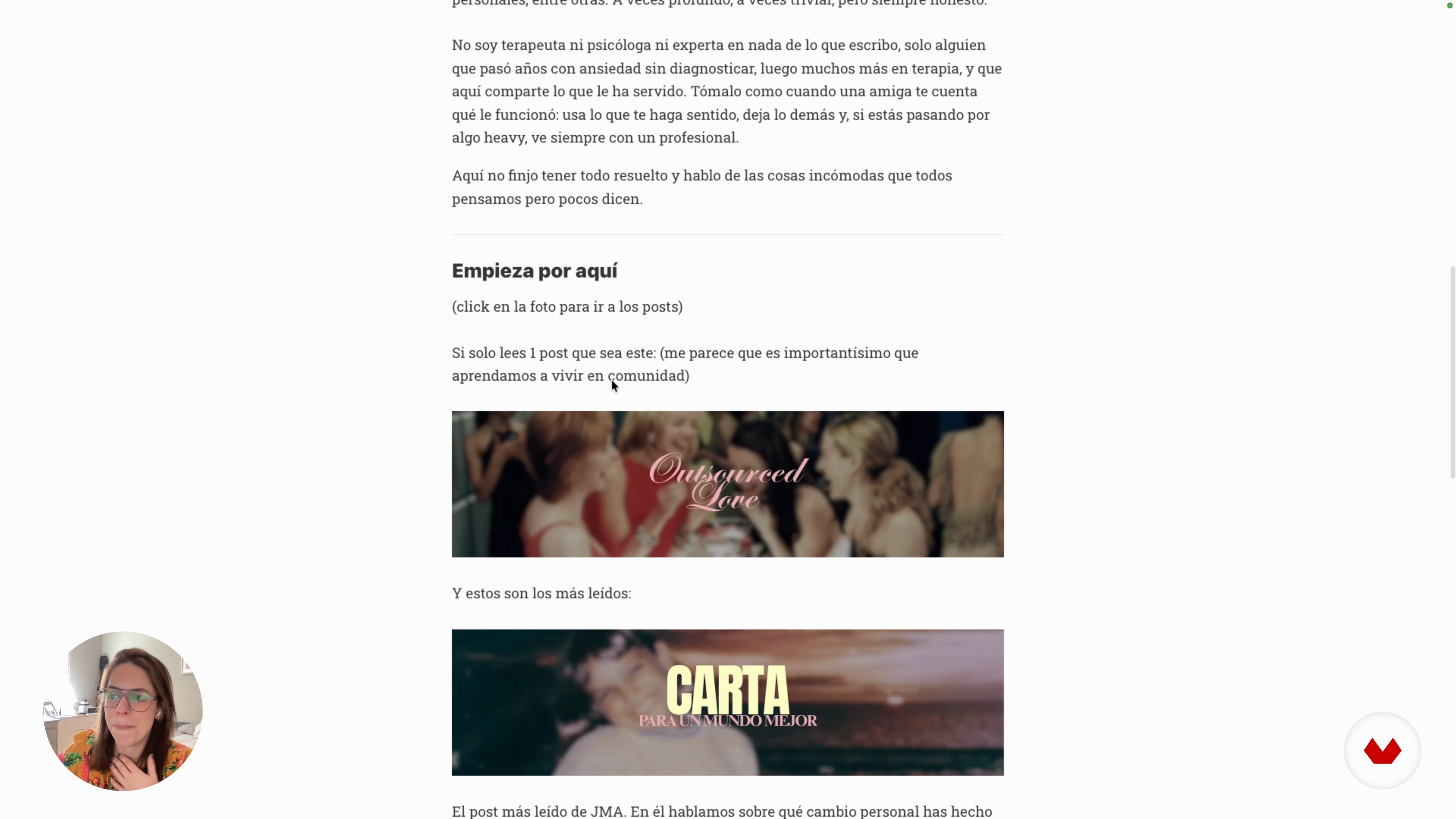 Crea tu página About
