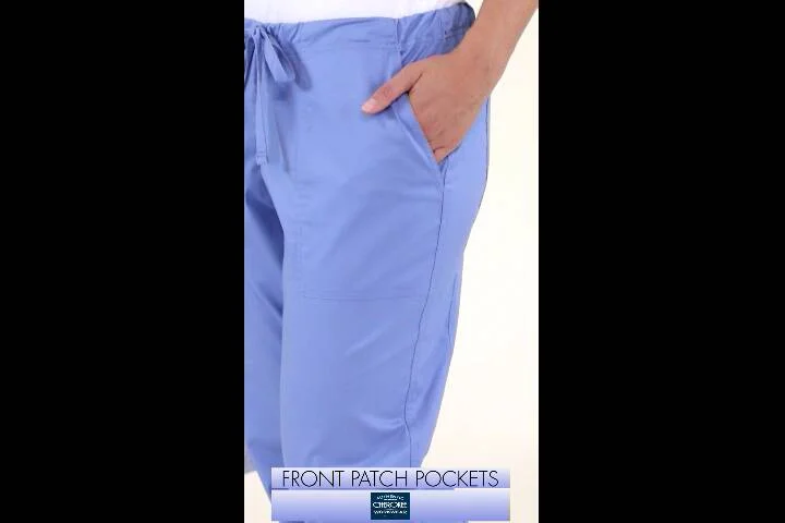 Hunter Green Cherokee Scrubs Workwear Core Stretch Drawstring Pants 4044 HUNW 