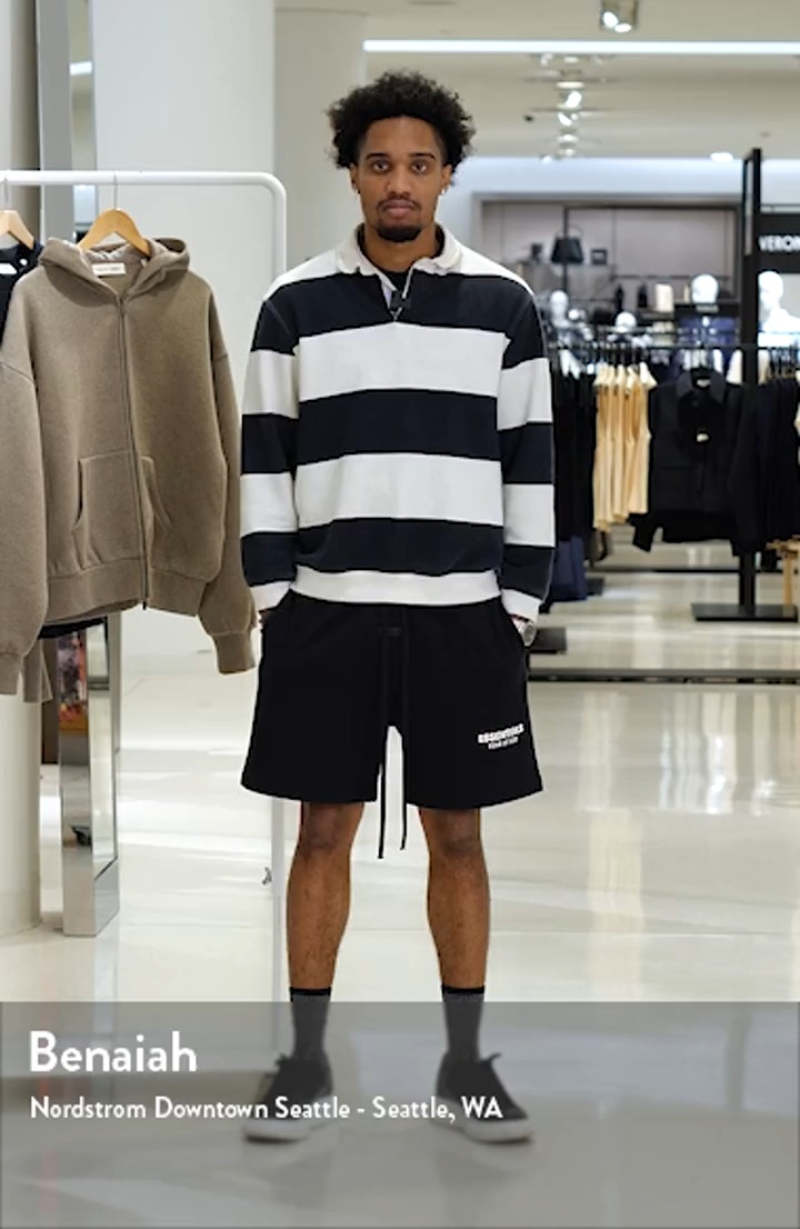 Classic Cotton Blend Fleece Soccer Sweat Shorts