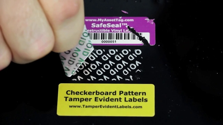 Three Types of Tamper Evident Labels