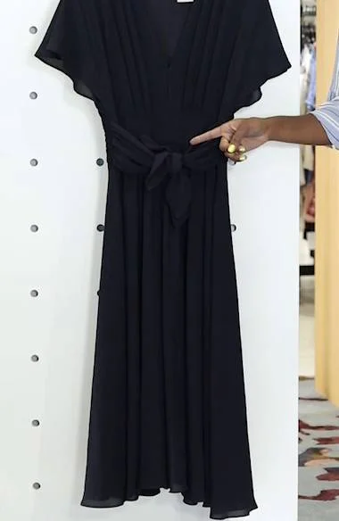 Gal Meets Glam Collection Jane Tie Waist Midi Dress Nordstrom