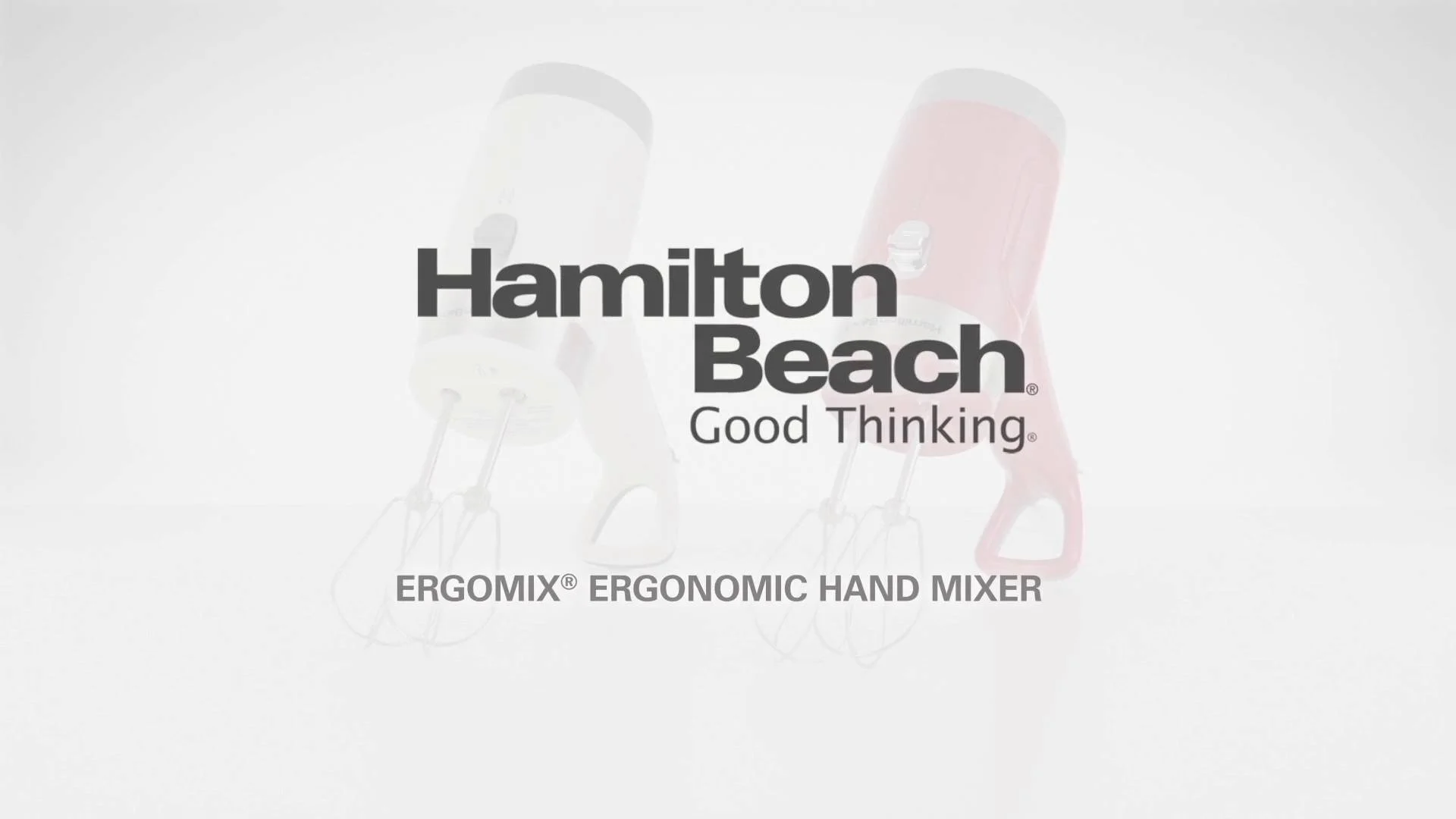 62667 Hamilton Beach ErgoMix Ergonomic Hand Mixer 