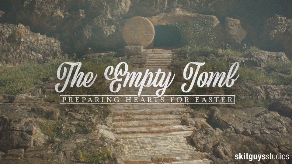 easter empty tomb images