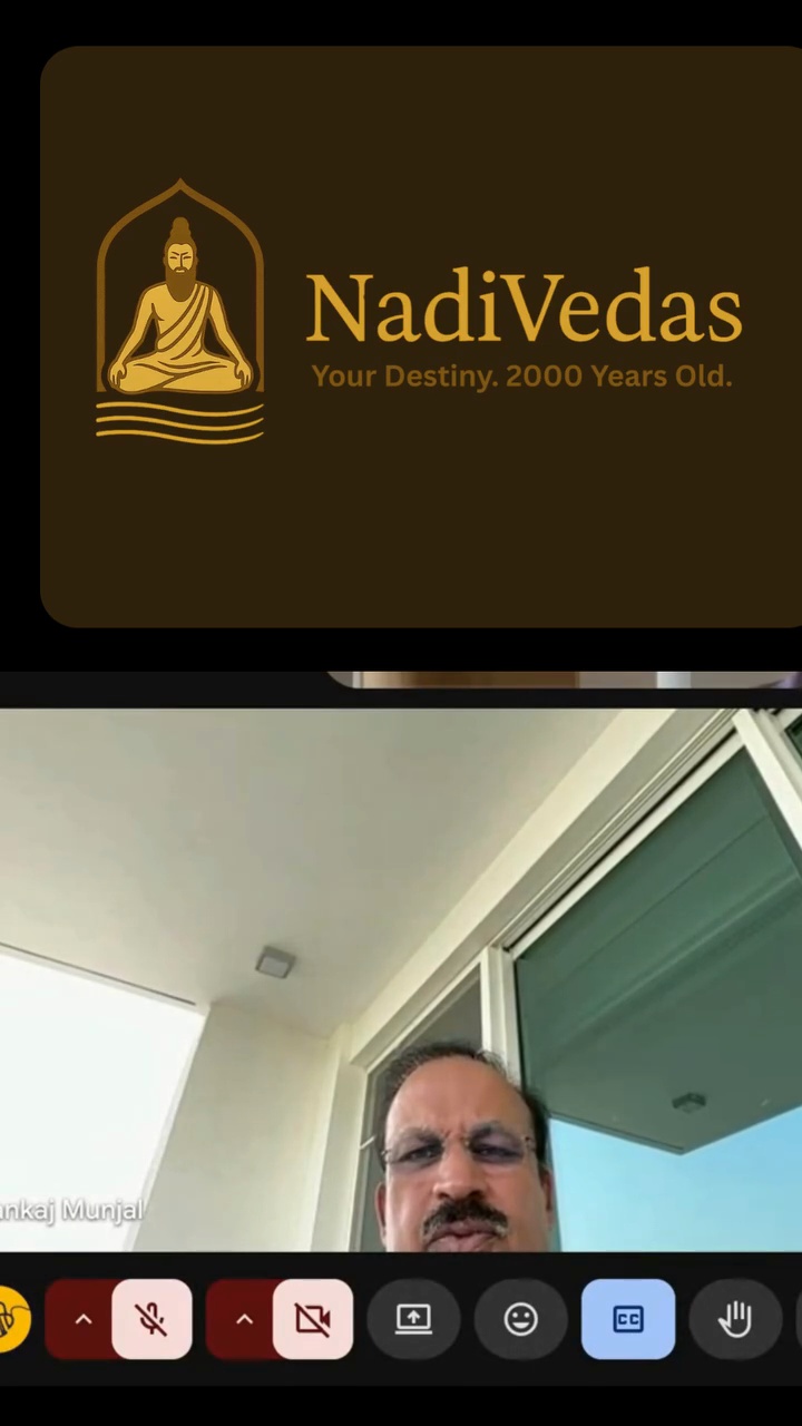 Pankaj Munjal in their Nadi Vedas video review