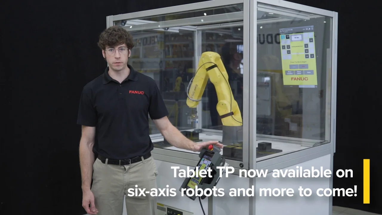 Tablet Teach Pendant | FANUC America Tablet Teach Pendant | FANUC America