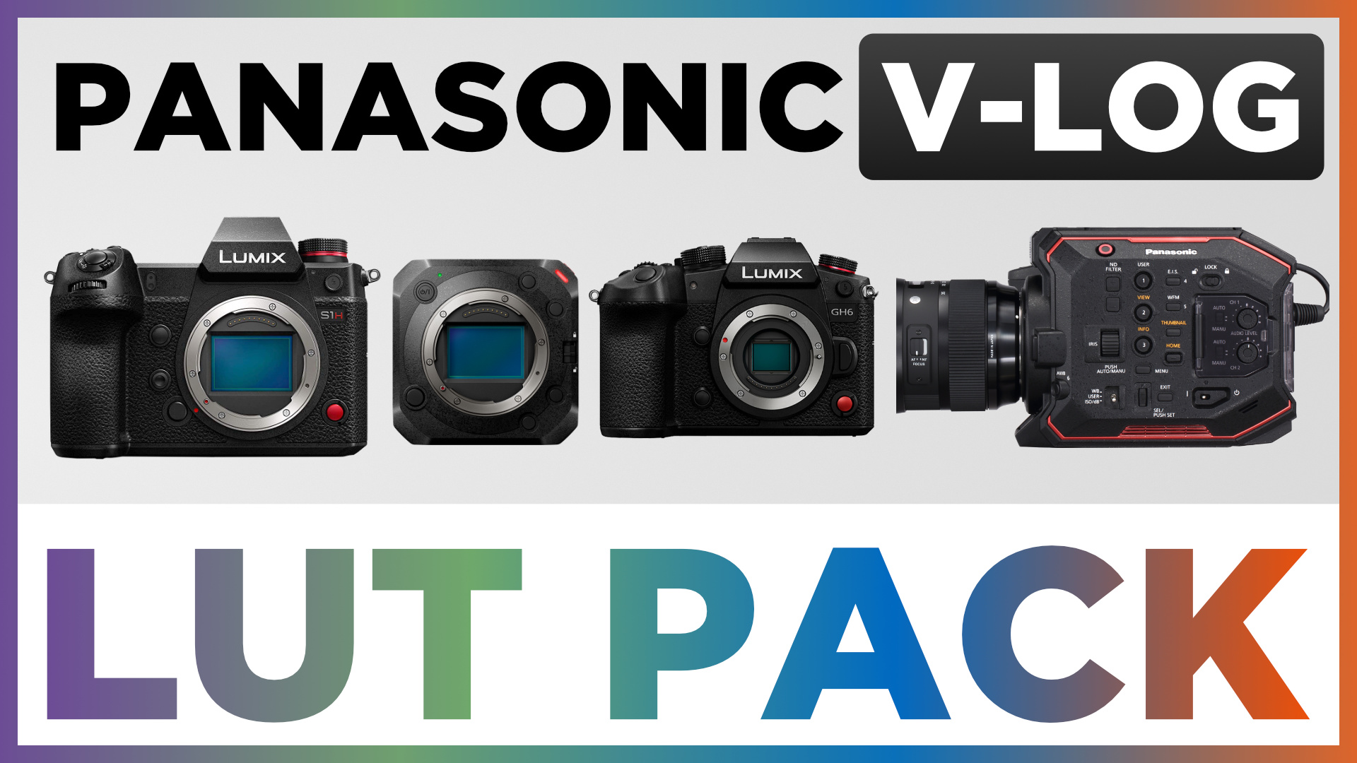 Panasonic V-Log LUT Pack