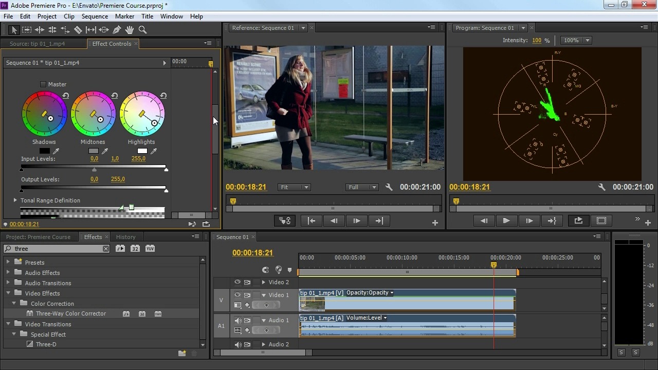 color editing adobe premiere pro