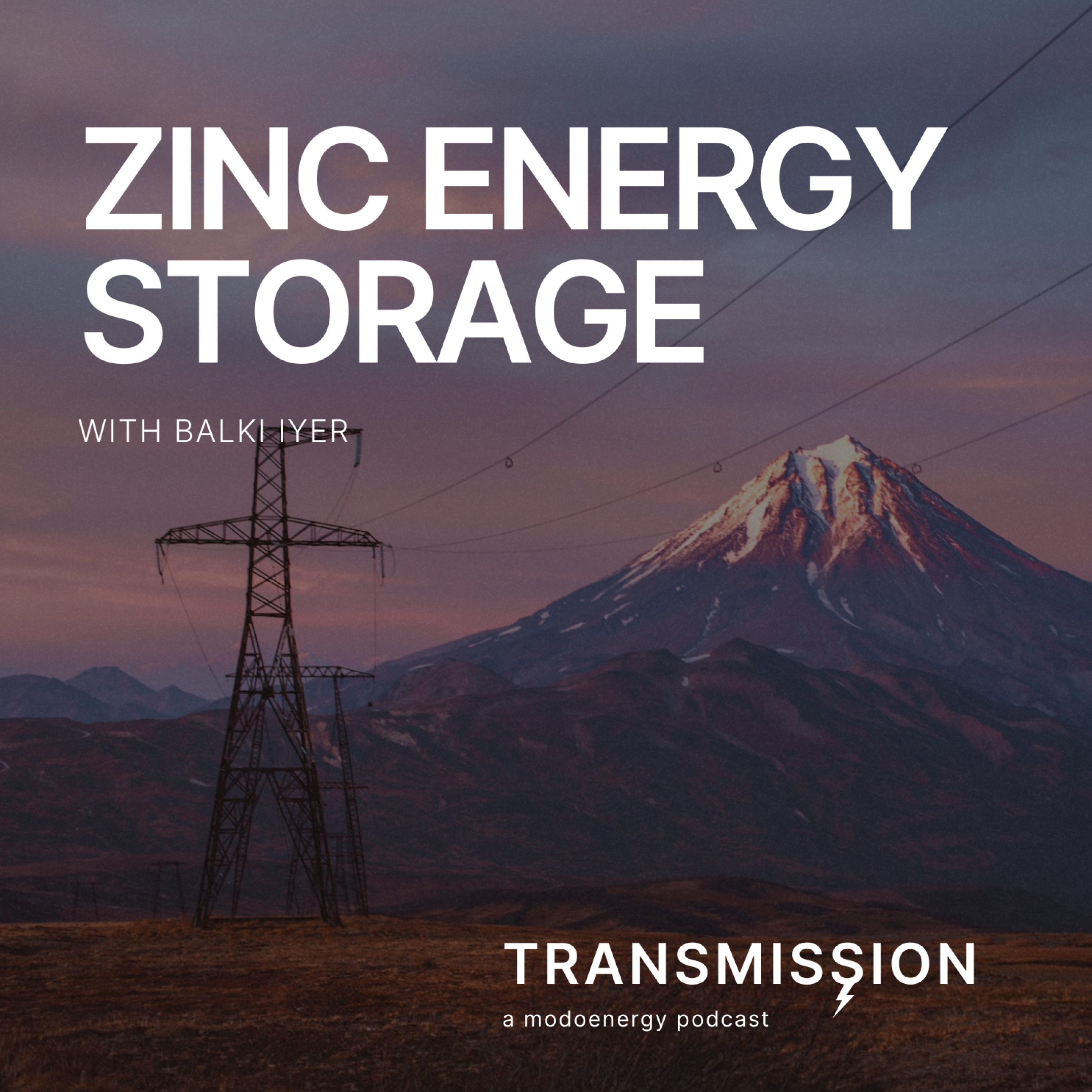 Zinc energy storage with Balki Iyer (CCO @ e-Zinc) - podcast episode cover