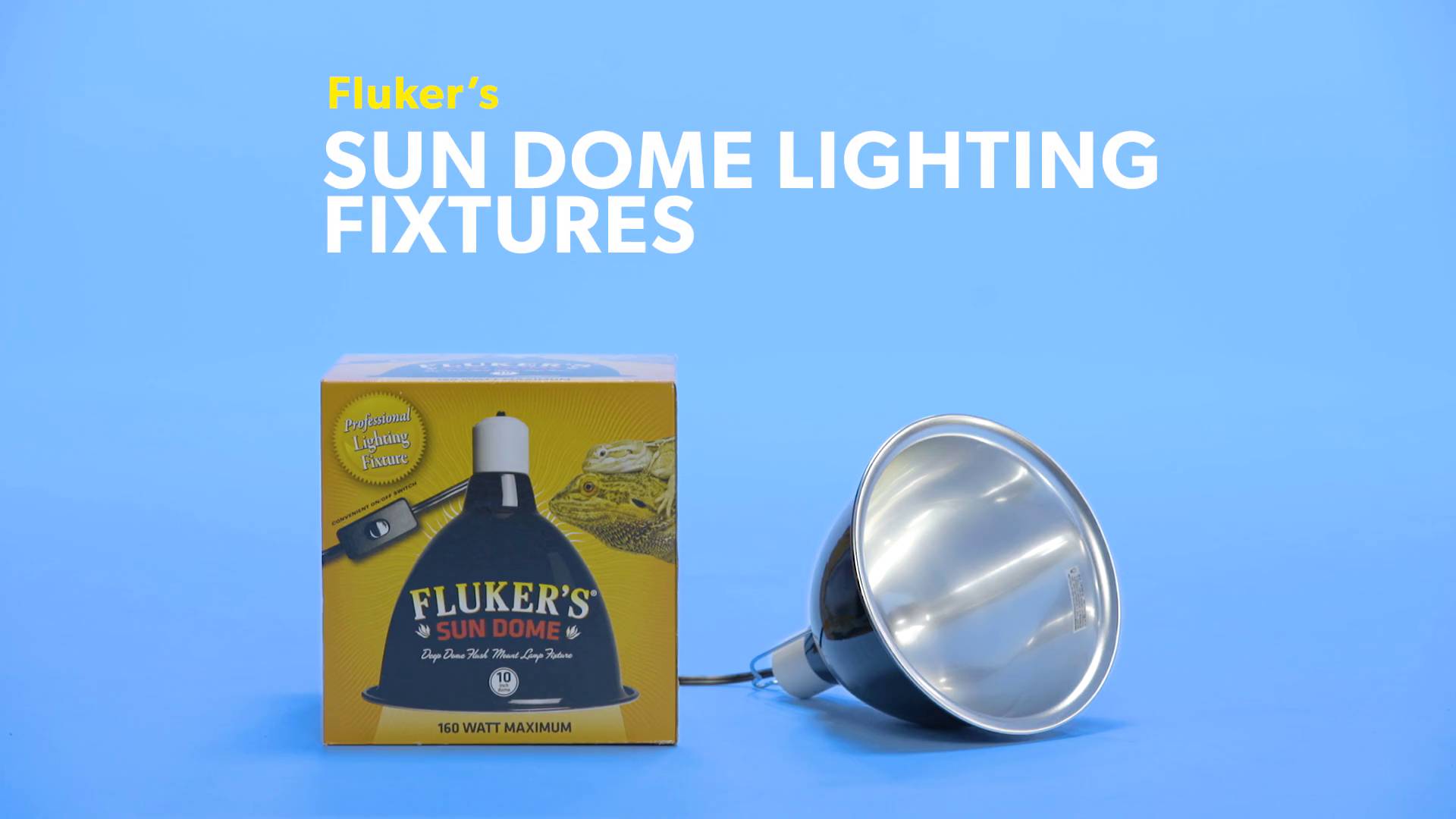 Fluker's sun dome reptile hot sale lamp