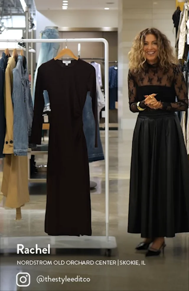Reiss Sloane Long Sleeve Wool Body-Con Dress | Nordstrom