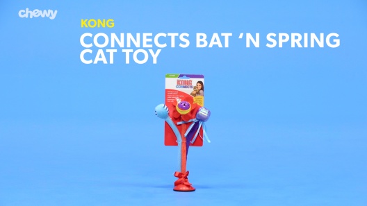 KONG Connects Punching Bag Interactive Bat A Bout Catnip Cat Toy