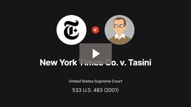 New York Times Company, Inc. v. Tasini