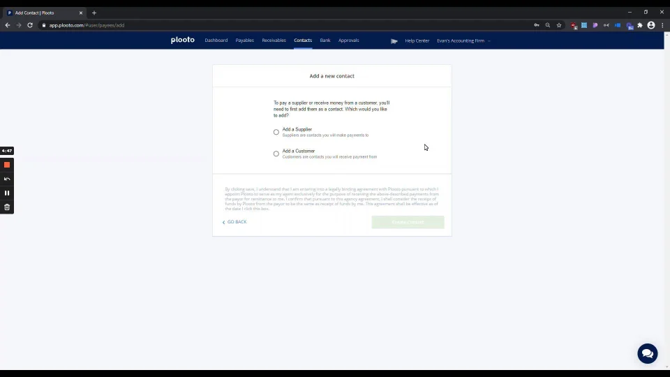 Adding Contacts - Video | Plooto Help Center