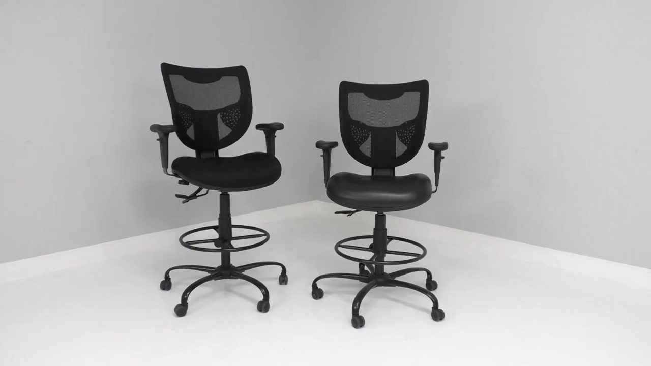 400 lbs. capacity drafting stool