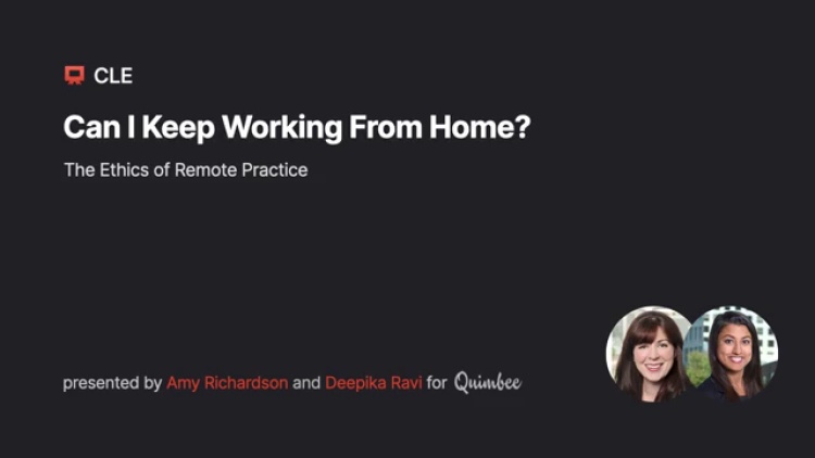 Can I Keep Working From Home?: The Ethics of Remote Work