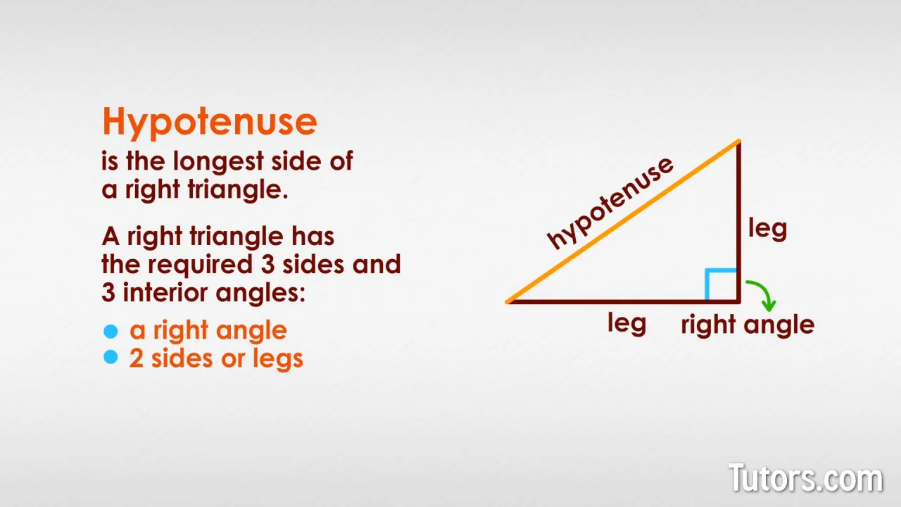 right triangle formula