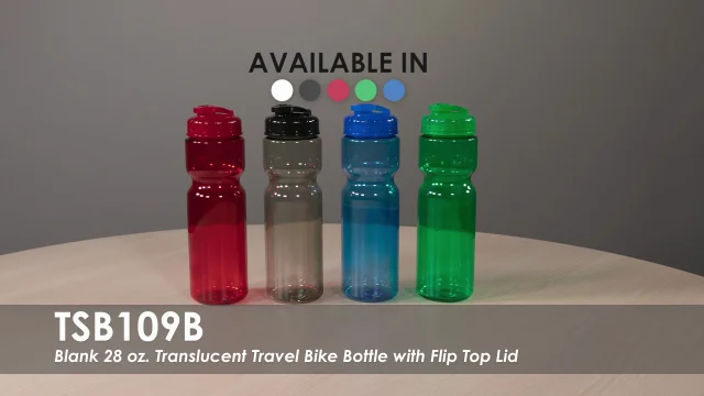 Custom Water Bottles - 28 oz. Travel Bike Bottle-Blank