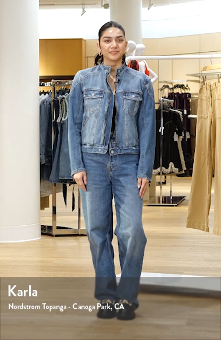 HIDDEN JEANS Denim Moto Jacket | Nordstrom