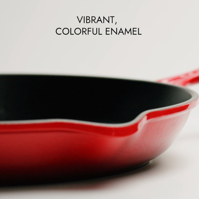 Le Creuset Enameled Cast Iron Signature Red 10 1/4 Skillet — Las Cosas  Kitchen Shoppe