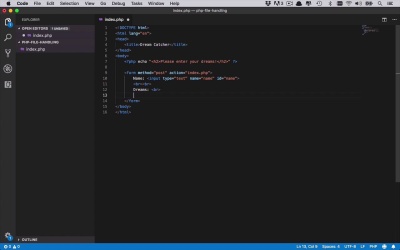 Practice PHP and Learn: File Handling - Creating the Form