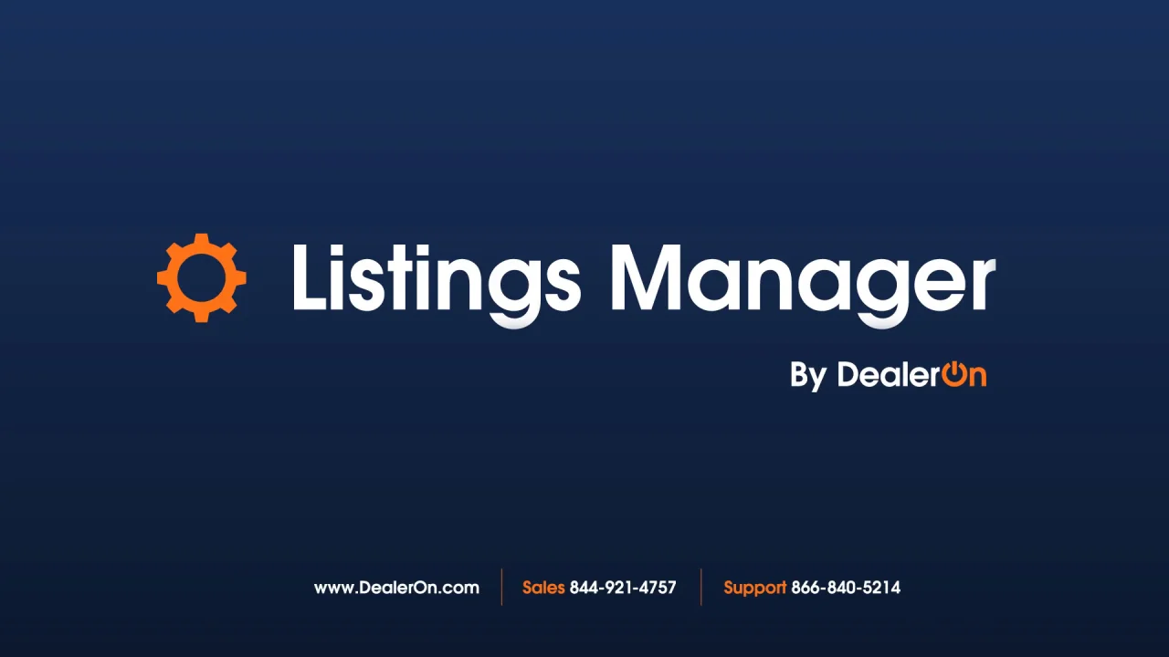 Listing Management