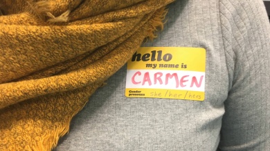 Visitor Label in Roll of 500