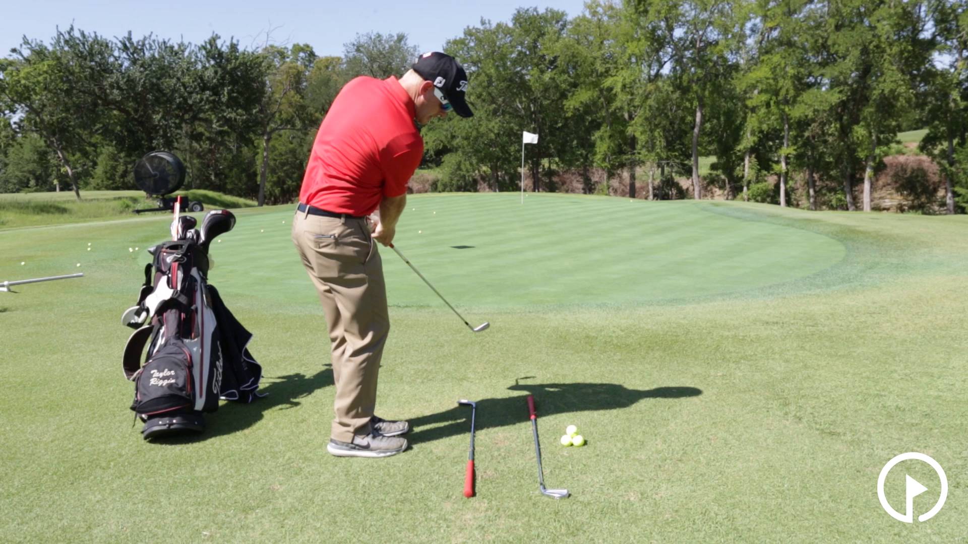 Practice Drills: 2 Club Trough Drill