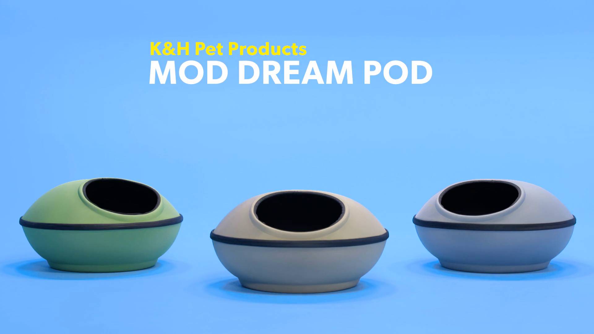 K&H PET PRODUCTS Mod Dream Pod Covered Cat Bed for Large Cats