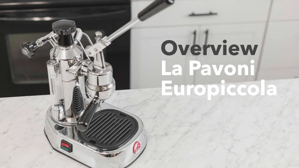 La Pavoni Europiccola EPC-8 Manual Espresso Machine with Chrome Base