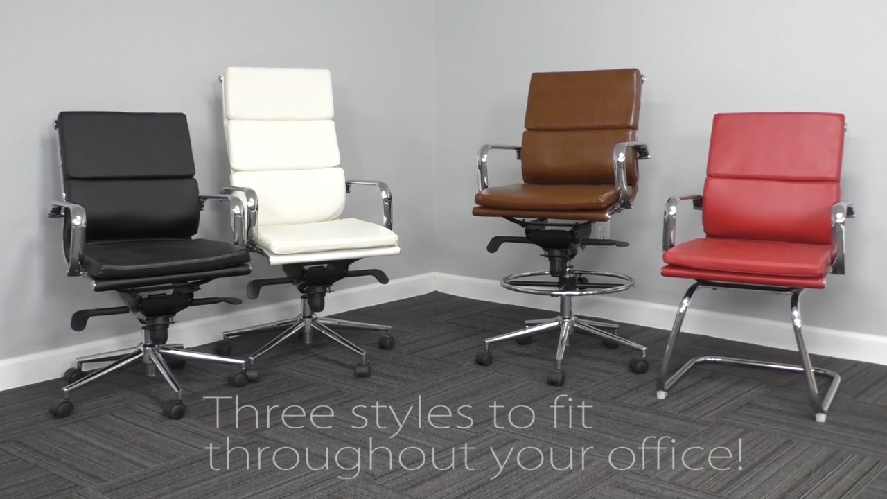 Leather Soft Pad Office Chair