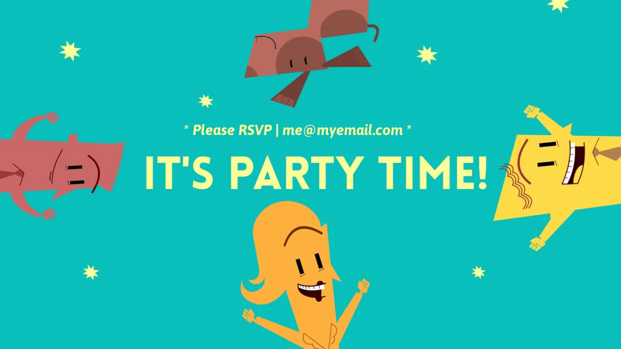 Invitation Template - Fun RSVP Video Invite