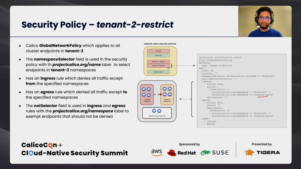 Best practices for Calico Security Policy Implementation