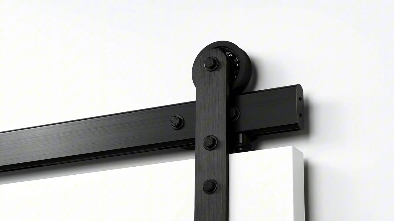 Axel - Rustic Modern Wood Barn Door Hardware | Krownlab®