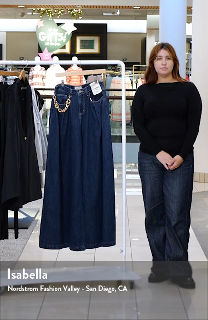 L'AGENCE Chayse Chain Wide Leg Jeans | Nordstrom