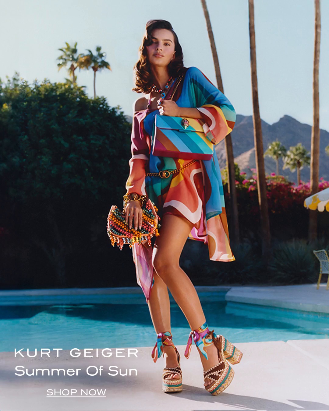 KURT GAIGER☆カラフル ３D フラワー モチーフ スライドサンダル Sliders & Flip Flops | Women's Sandals | Kurt Geiger