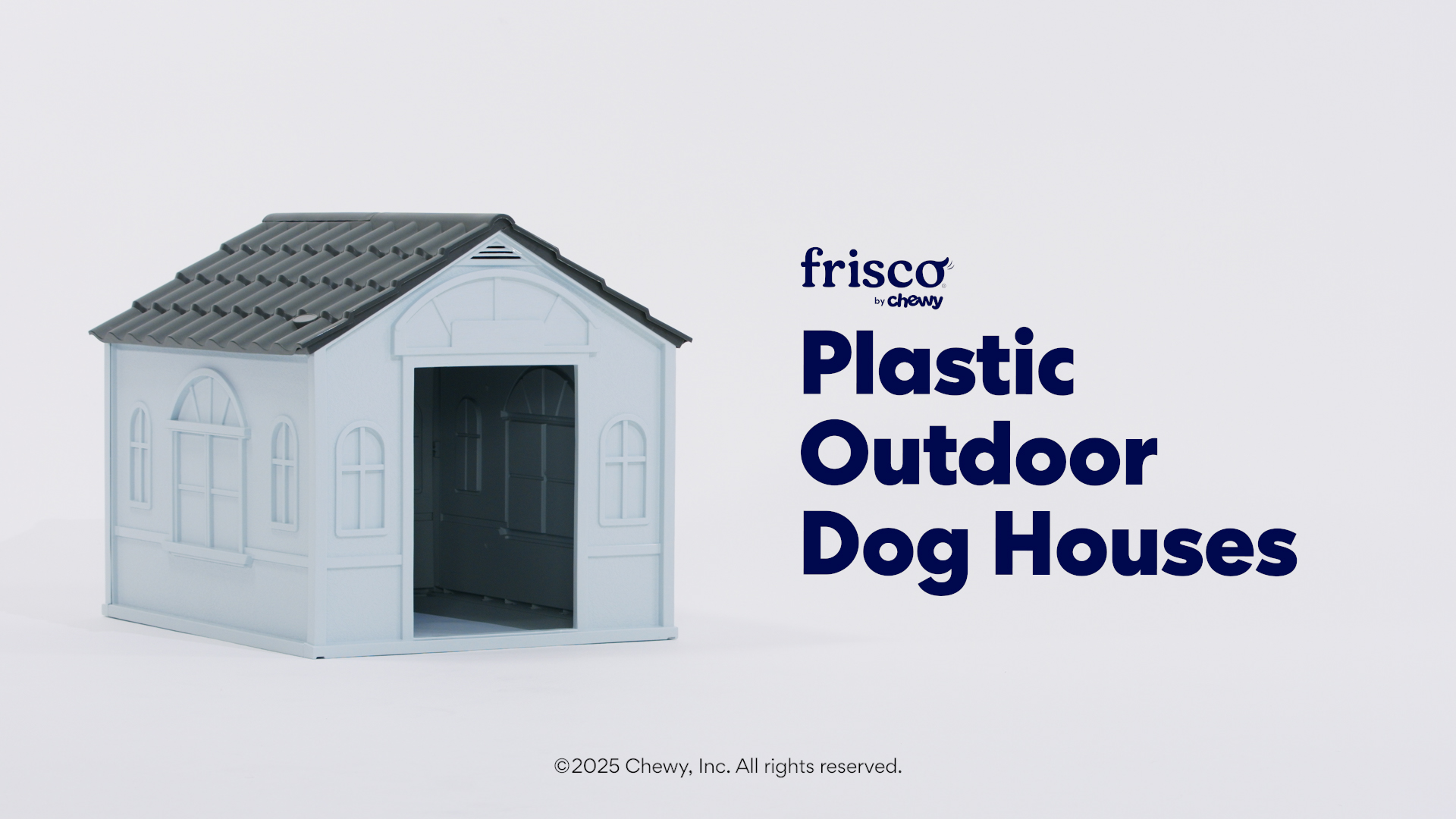 FRISCO Plastic Outdoor Dog House, Large - Chewy.com