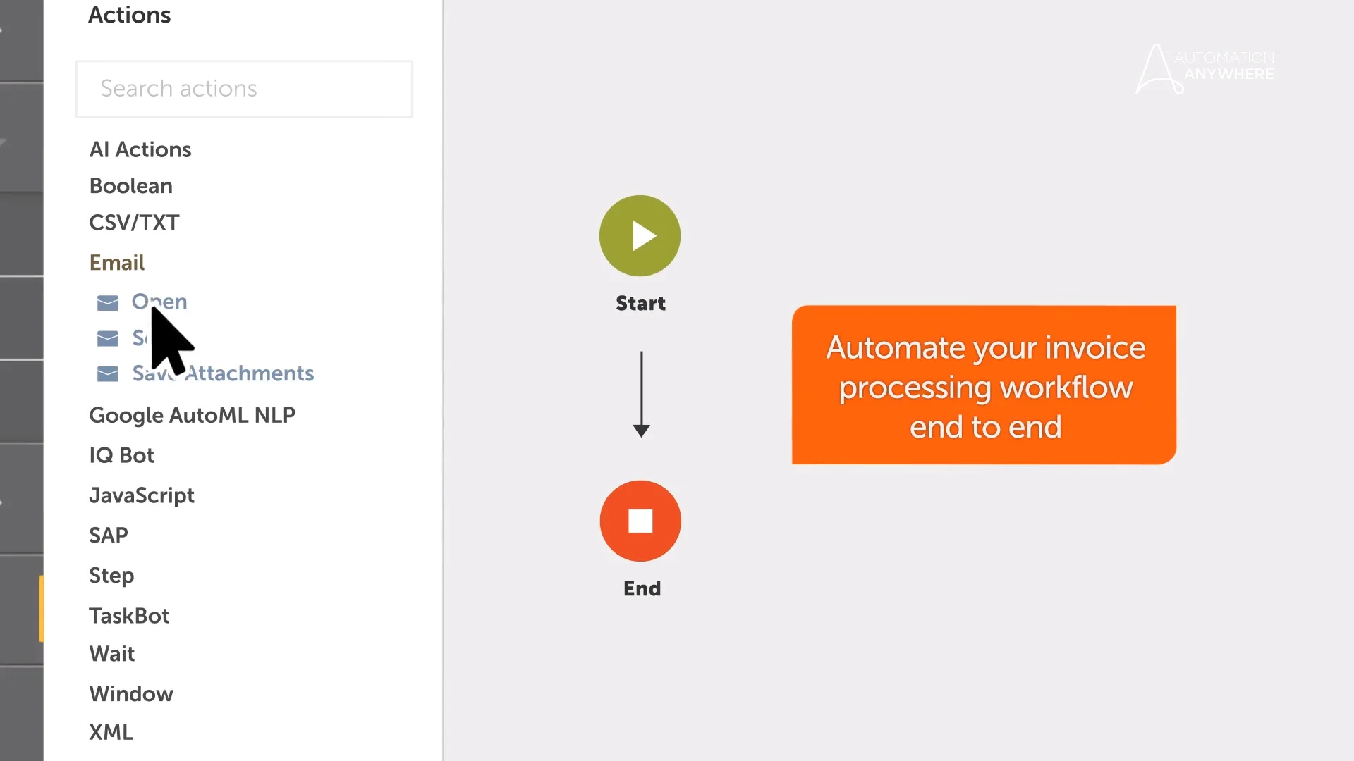 A rule-free workflow for the automated generation of databases