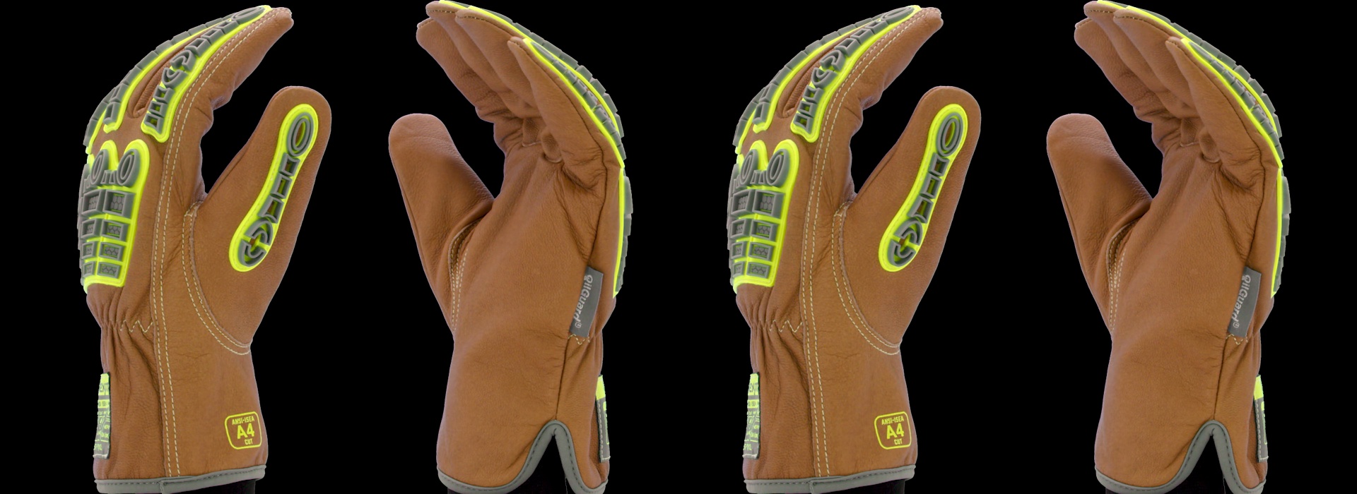 Chrome SLT 5071IMP - Oil-resistant leather glove - HexArmor