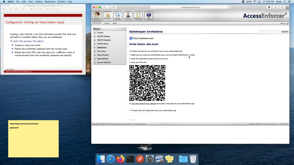 Gatekeeper Video Walkthrough
